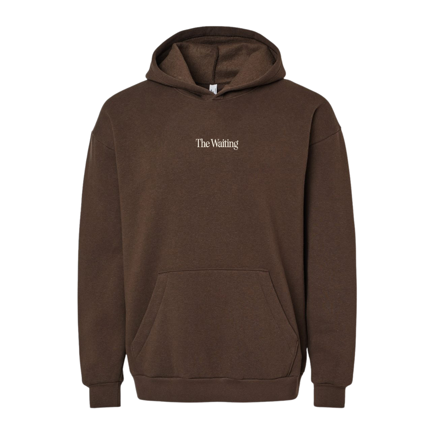 "The Waiting" Hoodie in Brown (American Apparel)