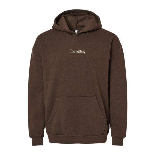 "The Waiting" Hoodie in Brown (American Apparel)