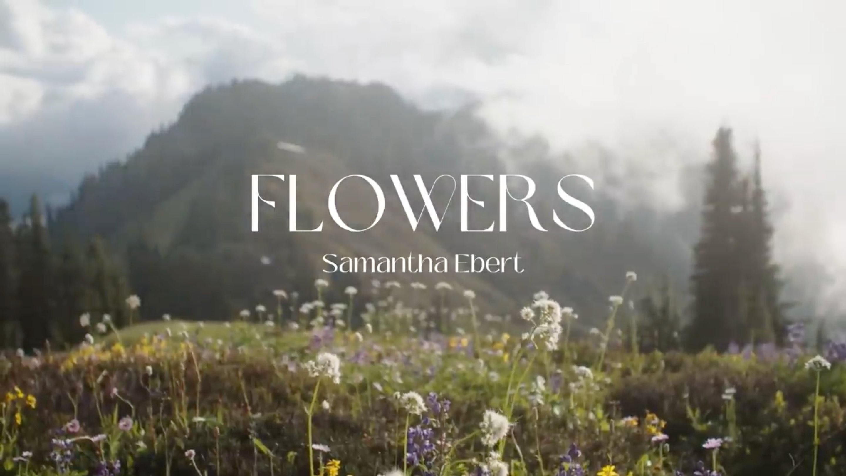 Load video: Samantha Ebert - Flowers (Official Lyric Video)